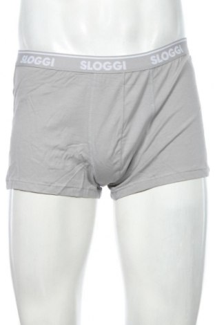 Мъжки комплект Sloggi, Размер XXL, Цвят Сив, 95% памук, 5% еластан, Цена 51,35 лв.