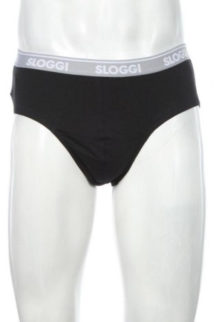 Мъжки комплект Sloggi, Размер XL, Цвят Черен, 95% памук, 5% еластан, Цена 29,60 лв.