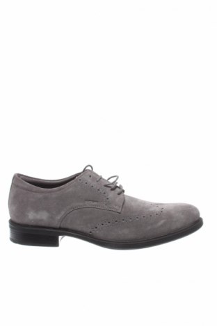 Мъжки обувки Geox, Размер 41, Цвят Сив, Естествен велур, Цена 74,70 лв.