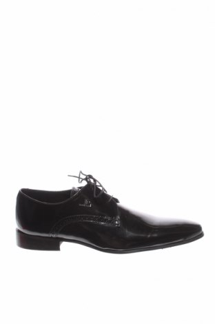Мъжки обувки Jean-Louis Scherrer, Размер 40, Цвят Черен, Естествена кожа, Цена 80,92 лв.