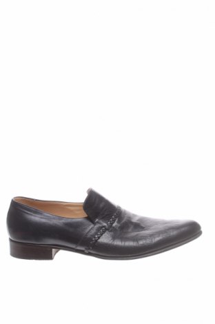 Мъжки обувки Sergio Rossi, Размер 44, Цвят Черен, Естествена кожа, Цена 230,40 лв.