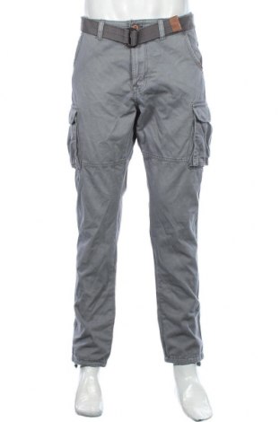 Мъжки панталон Indicode, Размер XL, Цвят Сив, Памук, Цена 51,80 лв.