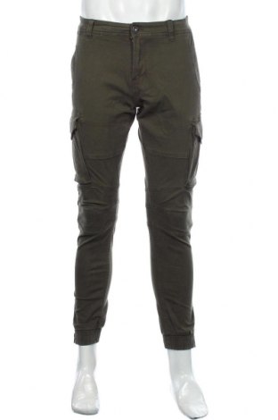 Мъжки панталон Indicode, Размер M, Цвят Зелен, 98% памук, 2% еластан, Цена 55,30 лв.