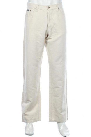 Pánské kalhoty  McNeal, Velikost L, Barva Béžová, 50% bavlna, 50% len, Cena  223,00 Kč