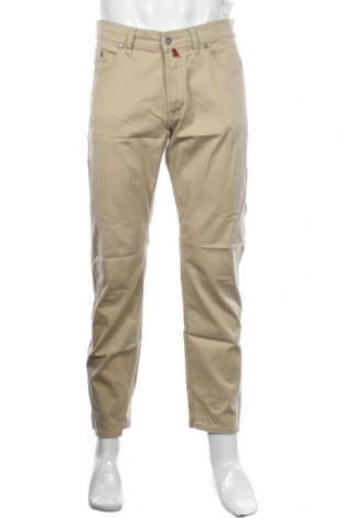 Męskie spodnie Pierre Cardin, Rozmiar L, Kolor Beżowy, 98% bawełna, 2% elastyna, Cena 173,20 zł