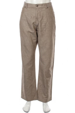 Мъжки панталон Timberland, Размер XL, Цвят Бежов, 52% памук, 48% лен, Цена 64,60 лв.