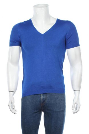 Ανδρικό πουλόβερ Zara Man, Μέγεθος M, Χρώμα Μπλέ, 55% βισκόζη, 45% πολυαμίδη, Τιμή 29,69 €