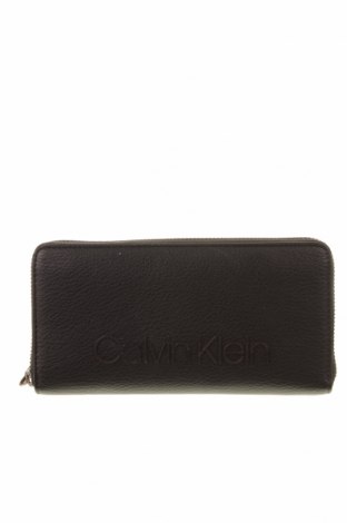 Портмоне Calvin Klein, Цвят Черен, Еко кожа, Цена 65,45 лв.