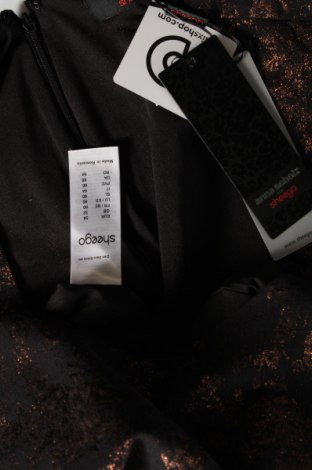 Рокля Anna Scholz, Размер 5XL, Цвят Черен, 54% памук, 36% полиестер, 8% метални нишки, 2% еластан, Цена 449,25 лв.