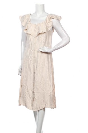 Kleid H&M, Größe XL, Farbe Beige, 97% Viskose, 3% Elastan, Preis 12,52 €