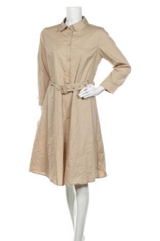 Kleid Vila, Größe L, Farbe Beige, Baumwolle, Preis 39,67 €
