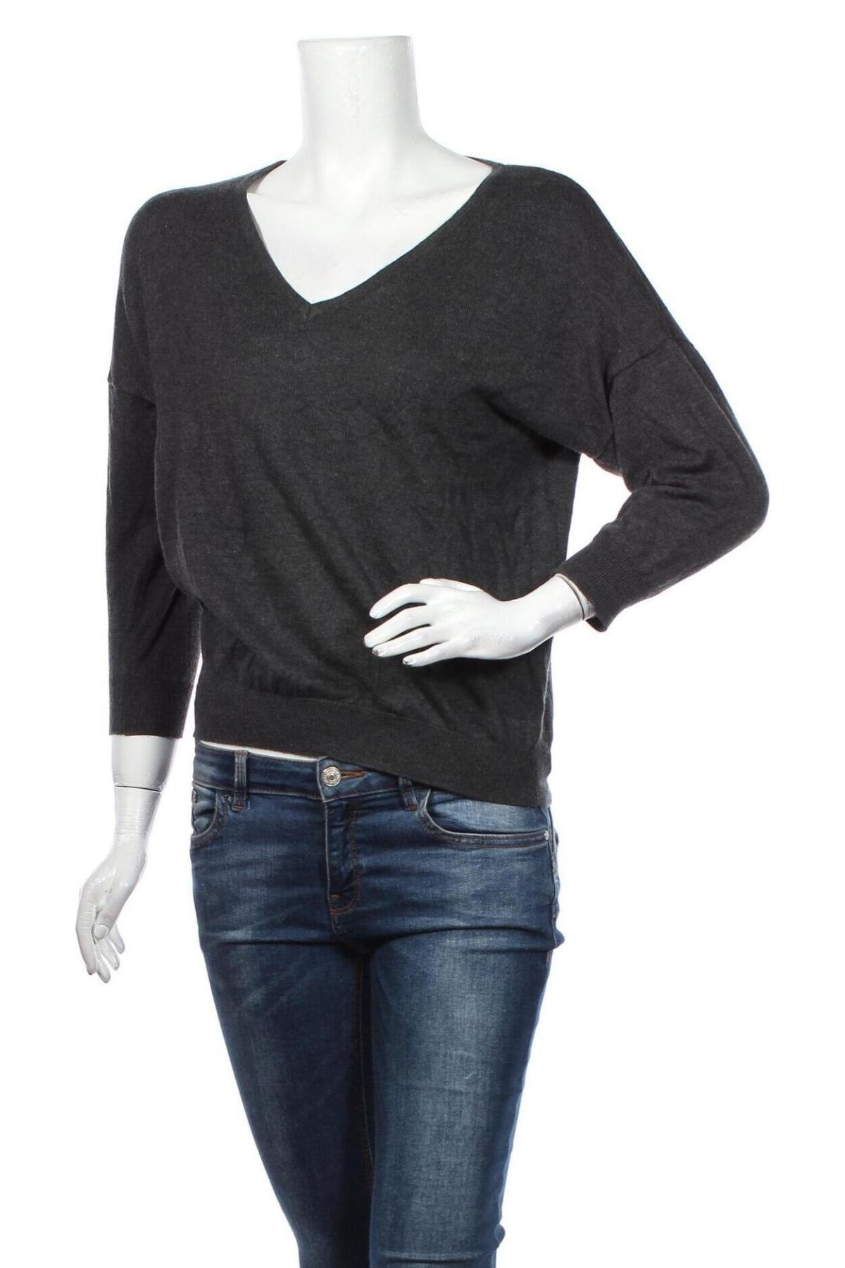 Дамски пуловер Ambiance Apparel, Размер S, Цвят Сив, Цена 33,60 лв.