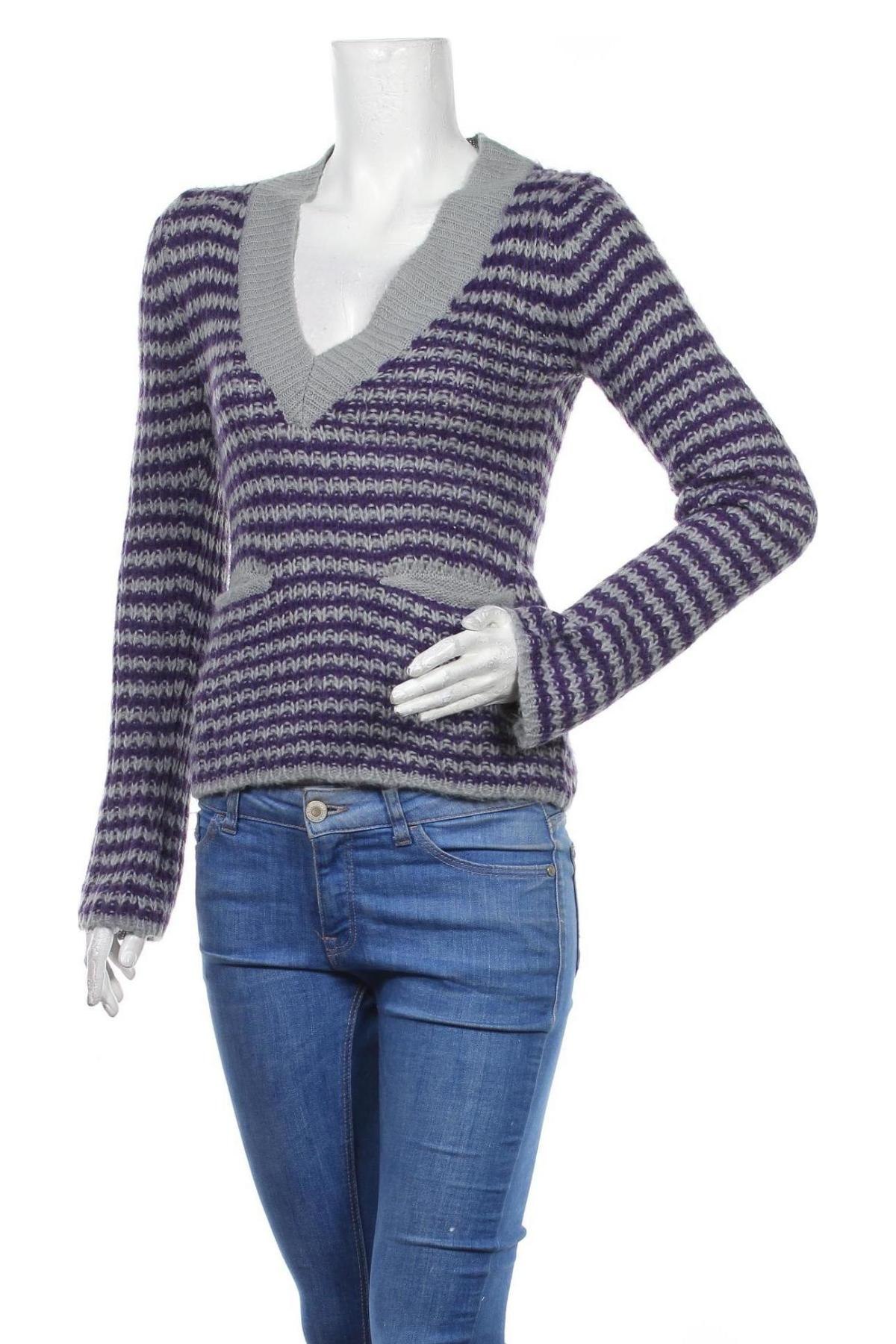 Дамски пуловер Vero Moda, Размер M, Цвят Сив, Цена 25,20 лв.