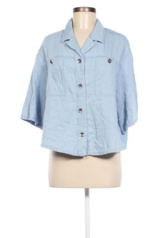 Γυναικείο πουκάμισο Comma,, Μέγεθος L, Χρώμα Μπλέ, Τιμή 59,28 €