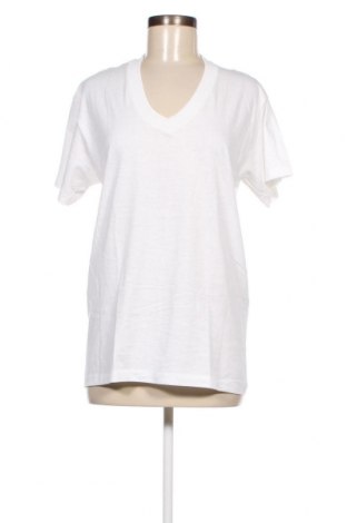 Γυναικείο t-shirt Hanes, Μέγεθος M, Χρώμα Λευκό, Τιμή 10,52 €