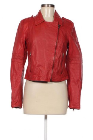 Damen Lederjacke Zara, Größe M, Farbe Rot, Preis € 52,89