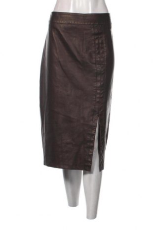 Δερμάτινη φούστα Ms Mode, Μέγεθος XL, Χρώμα Καφέ, Τιμή 22,33 €