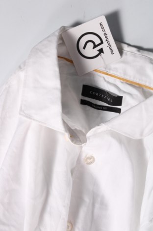 Ανδρικό πουκάμισο Cortefiel, Μέγεθος XXL, Χρώμα Λευκό, Τιμή 44,85 €