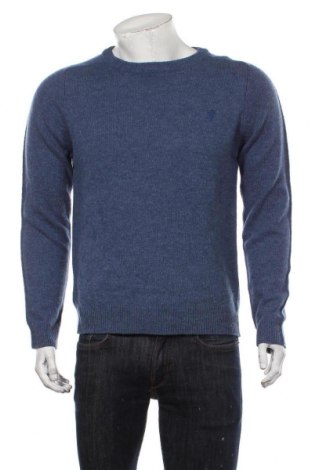 Мъжки пуловер Pringle Of Scotland, Размер M, Цвят Син, Цена 158,70 лв.
