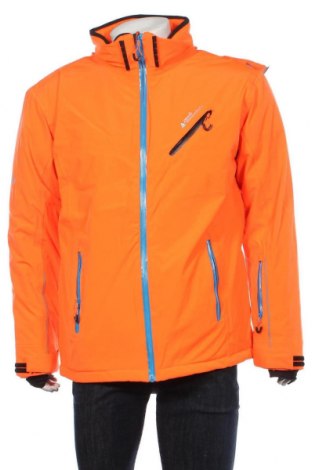 Ανδρικό μπουφάν για χειμερινά σπορ Peak Mountain, Μέγεθος L, Χρώμα Πορτοκαλί, Τιμή 129,59 €