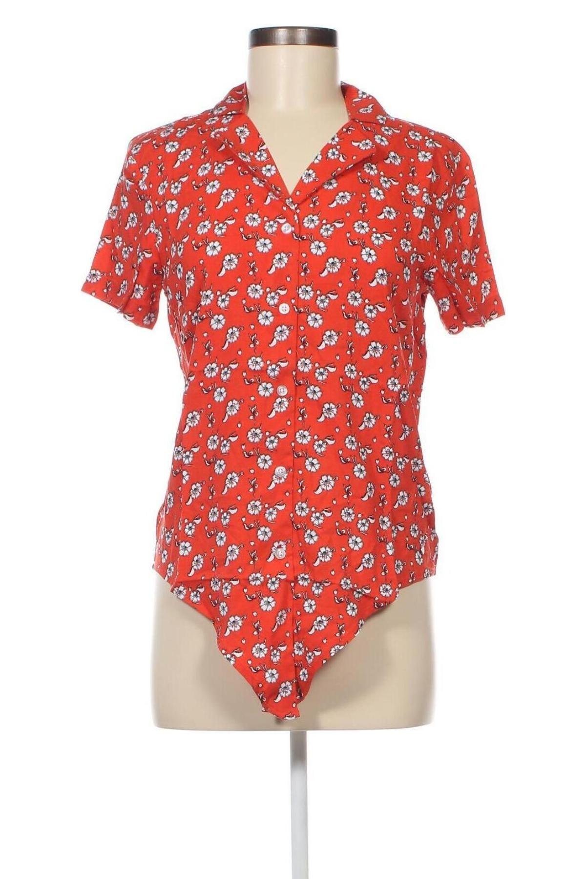 Γυναικείο πουκάμισο Ajc, Μέγεθος XS, Χρώμα Κόκκινο, Τιμή 24,23 €