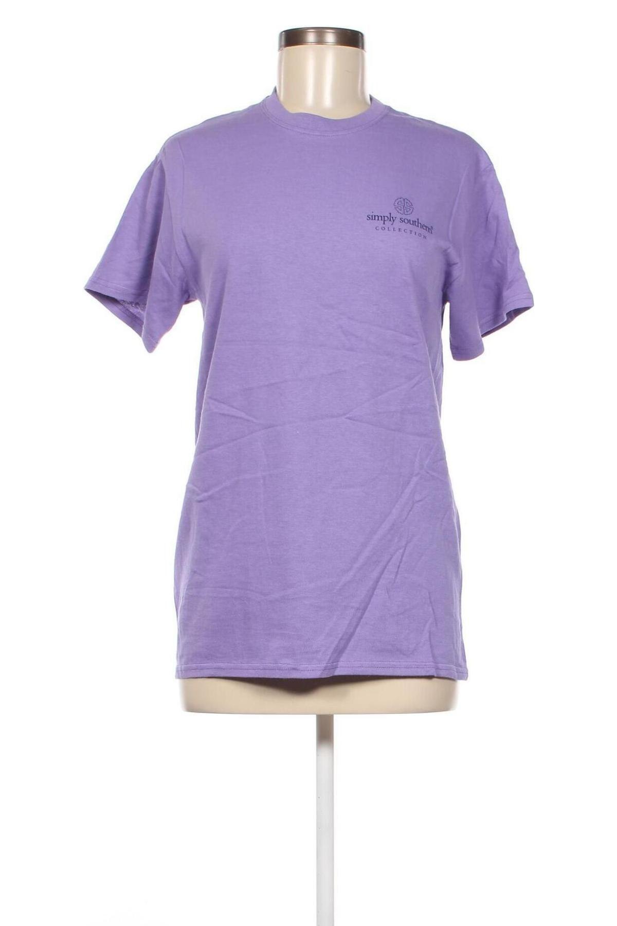 Дамска тениска Simply Southern, Размер S, Цвят Лилав, Цена 11,00 лв.