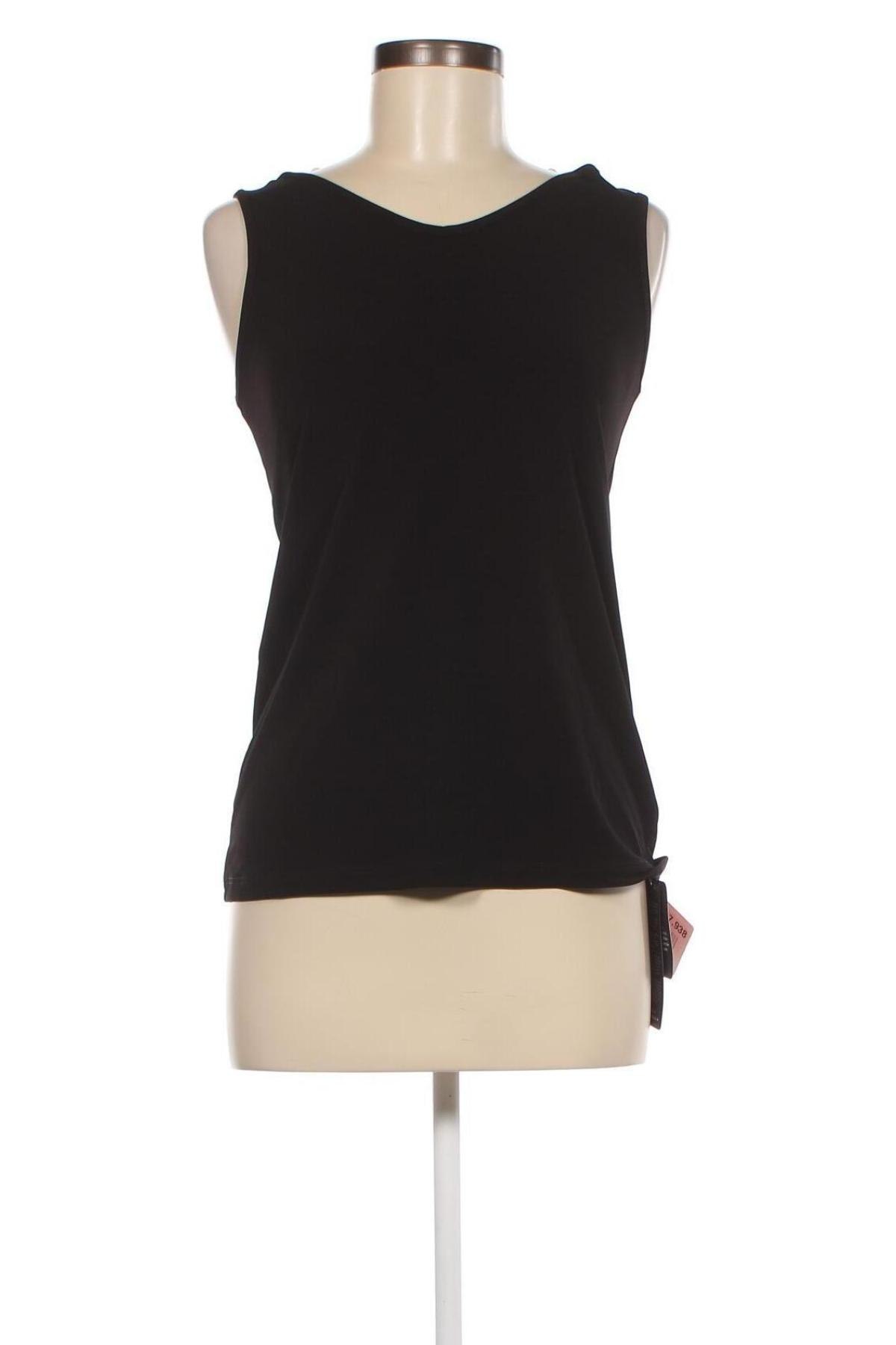 Γυναικείο αμάνικο μπλουζάκι Kim & Co., Μέγεθος XS, Χρώμα Μαύρο, Τιμή 18,04 €