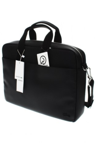 Чанта за лаптоп Lacoste, Цвят Черен, Цена 309,43 лв.