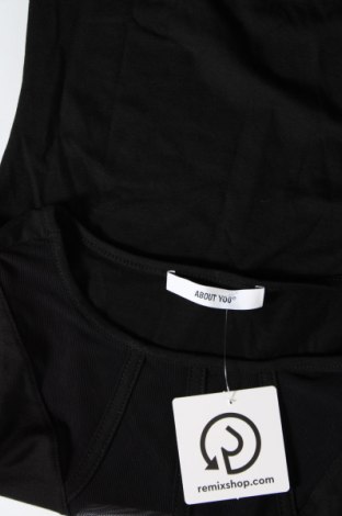 Γυναικεία μπλούζα-Κορμάκι About You, Μέγεθος XS, Χρώμα Μαύρο, Τιμή 7,67 €