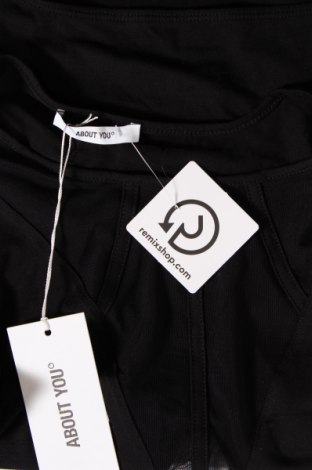 Γυναικεία μπλούζα-Κορμάκι About You, Μέγεθος XL, Χρώμα Μαύρο, Τιμή 7,82 €