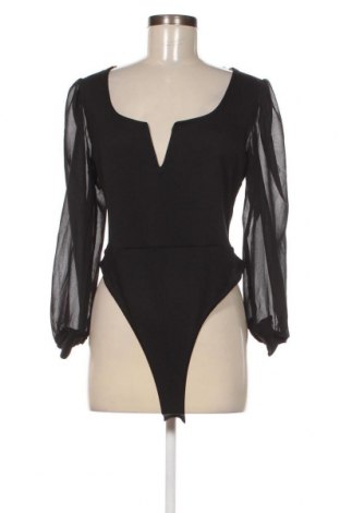 Γυναικεία μπλούζα-Κορμάκι Boohoo, Μέγεθος L, Χρώμα Μαύρο, Τιμή 8,79 €