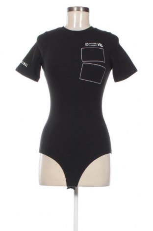 Γυναικεία μπλούζα-Κορμάκι Viral Vibes, Μέγεθος S, Χρώμα Μαύρο, Τιμή 17,86 €