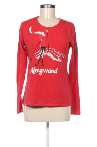 Γυναικεία μπλούζα Almgwand, Μέγεθος M, Χρώμα Κόκκινο, Τιμή 1,95 €