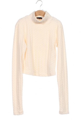 Γυναικεία μπλούζα Bershka, Μέγεθος XS, Χρώμα Εκρού, Τιμή 2,36 €