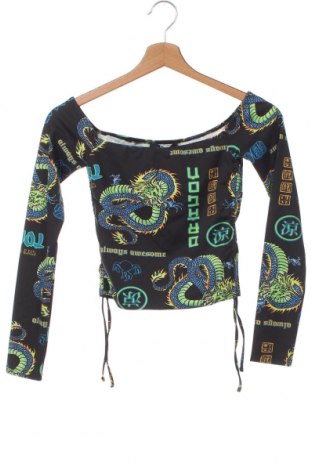 Γυναικεία μπλούζα Bershka, Μέγεθος XS, Χρώμα Πολύχρωμο, Τιμή 3,30 €