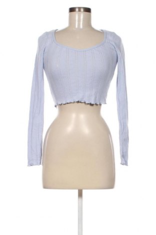 Γυναικεία μπλούζα Bershka, Μέγεθος XS, Χρώμα Μπλέ, Τιμή 11,75 €