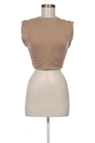 Γυναικεία μπλούζα Bershka, Μέγεθος S, Χρώμα  Μπέζ, Τιμή 5,58 €