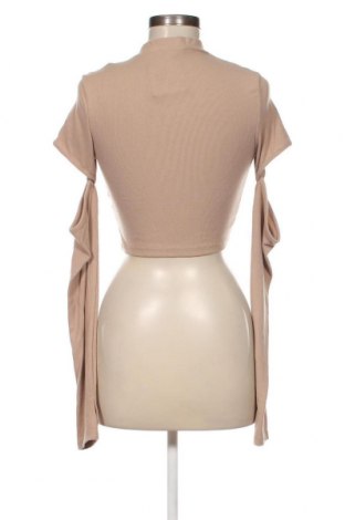 Damen Shirt Bershka, Größe M, Farbe Beige, Preis € 3,99