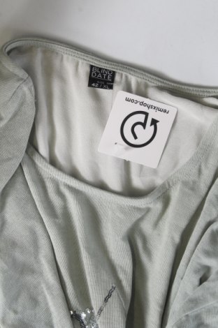 Γυναικεία μπλούζα Blind Date, Μέγεθος XL, Χρώμα Πράσινο, Τιμή 11,75 €