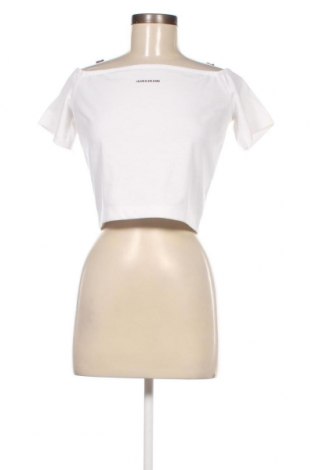 Damen Shirt Calvin Klein Jeans, Größe L, Farbe Weiß, Preis 23,81 €
