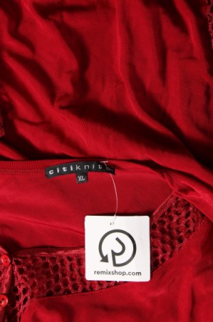 Damen Shirt Citiknits, Größe XL, Farbe Rot, Preis € 4,36