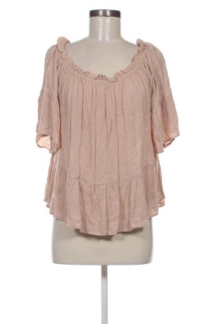 Γυναικεία μπλούζα Clockhouse, Μέγεθος L, Χρώμα  Μπέζ, Τιμή 5,83 €