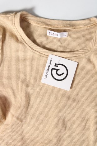 Γυναικεία μπλούζα Cropp, Μέγεθος L, Χρώμα  Μπέζ, Τιμή 6,96 €