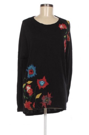 Γυναικεία μπλούζα Desigual, Μέγεθος S, Χρώμα Μαύρο, Τιμή 17,81 €