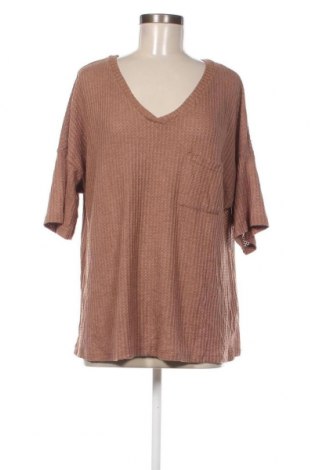 Дамска блуза Emery rose, Размер XL, Цвят Кафяв, Цена 6,08 лв.