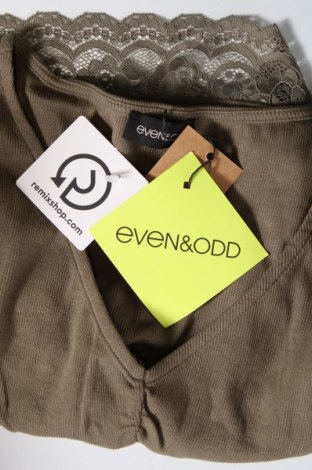 Γυναικεία μπλούζα Even&Odd, Μέγεθος L, Χρώμα Πράσινο, Τιμή 3,52 €