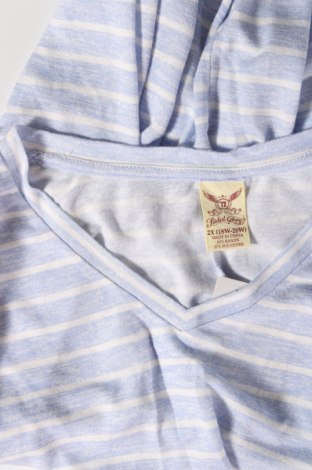 Γυναικεία μπλούζα Faded Glory, Μέγεθος XXL, Χρώμα Μπλέ, Τιμή 9,72 €