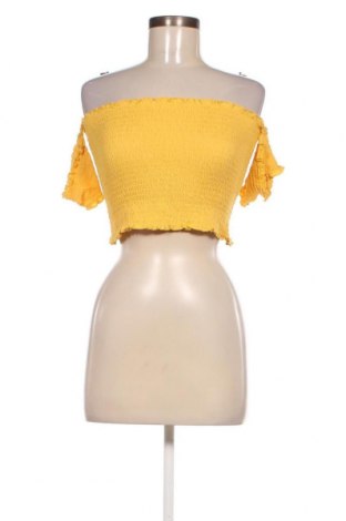 Дамска блуза Forever 21, Размер M, Цвят Жълт, Цена 10,19 лв.