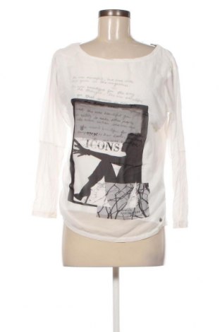 Γυναικεία μπλούζα Garcia Jeans, Μέγεθος M, Χρώμα Λευκό, Τιμή 10,52 €