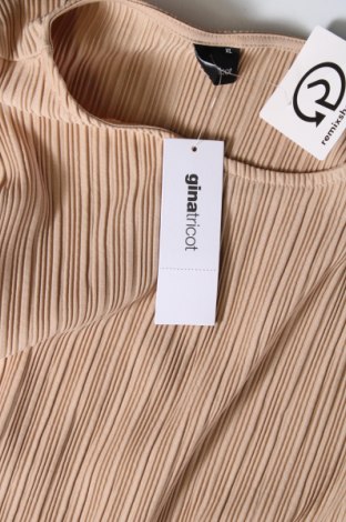 Дамска блуза Gina Tricot, Размер XL, Цвят Бежов, Цена 10,12 лв.